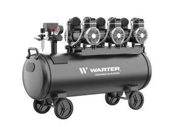 WARTER WC100 PRO 100L 230V Flüsterkompressor Set